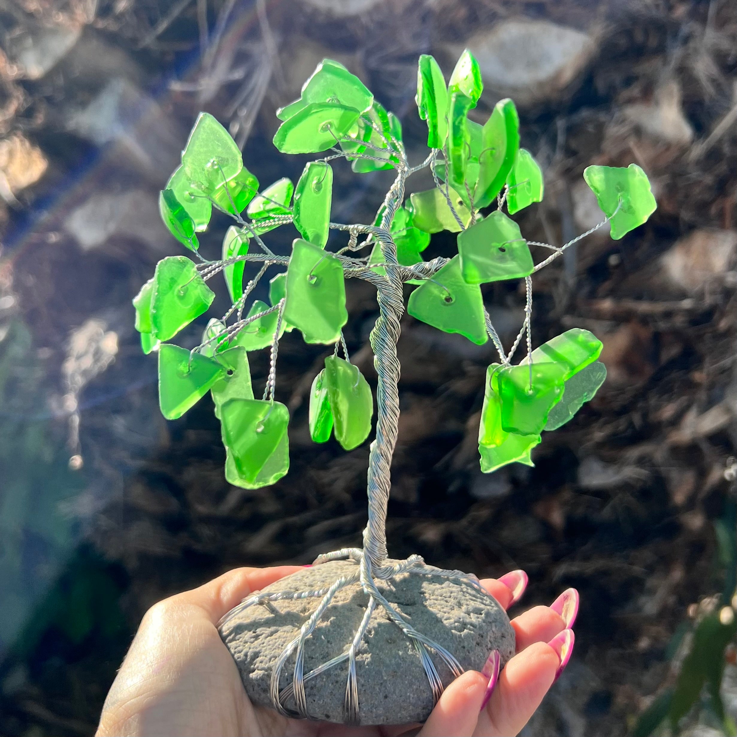 Sea Glass Tree ~ Green ~ New Beginnings