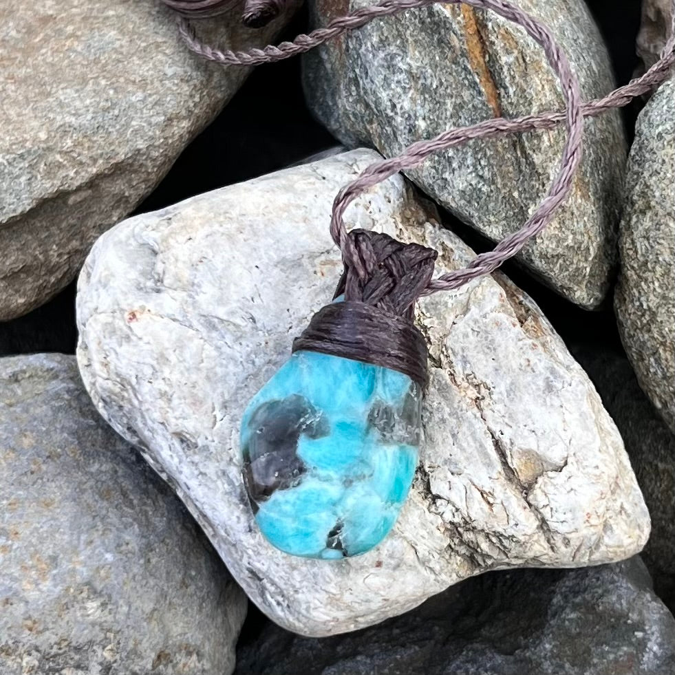 Muse Medicine ~ Amazonite/Smoky Quartz Trauma Transformer ~ Talisman