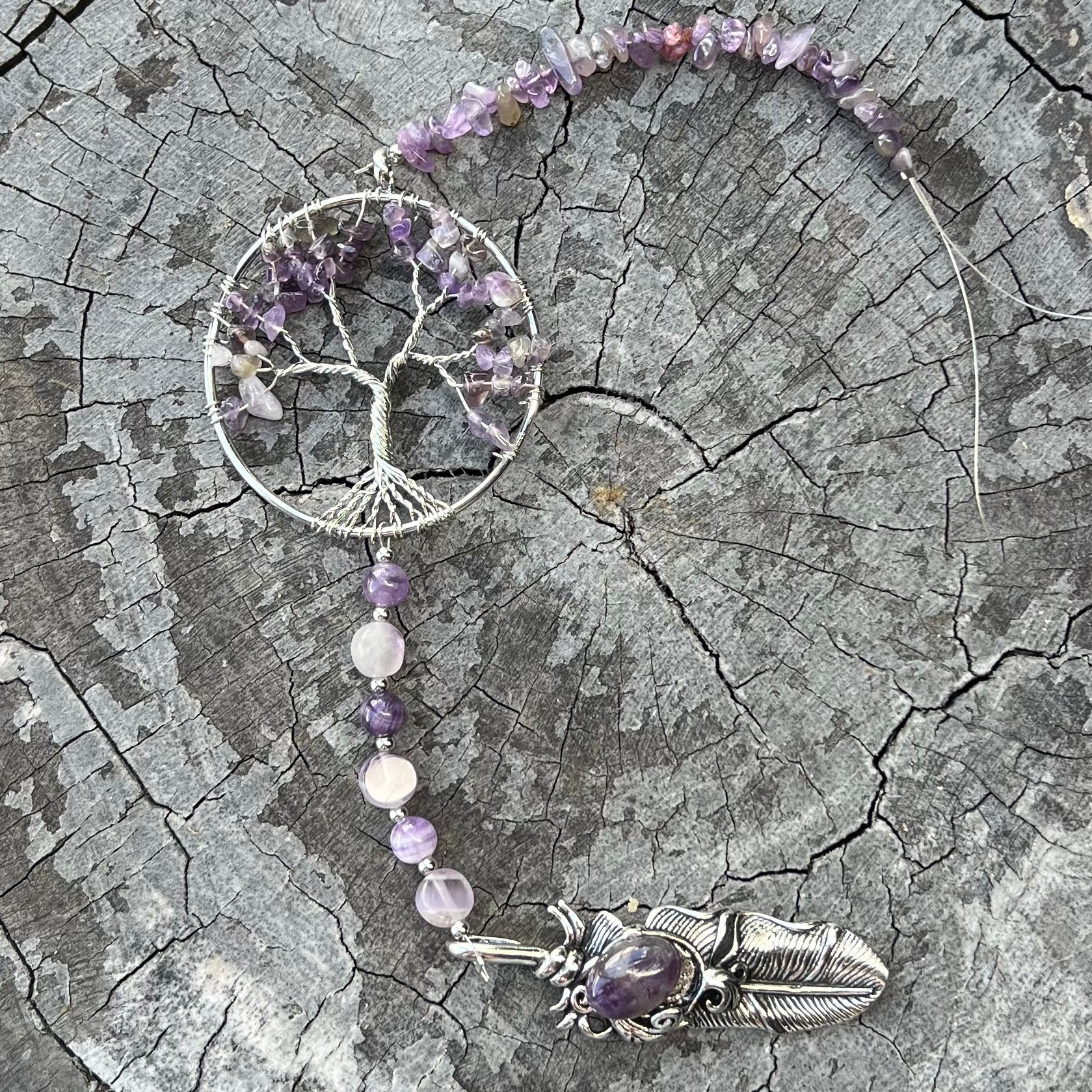 Tree of Life Hanger ~ Amethyst