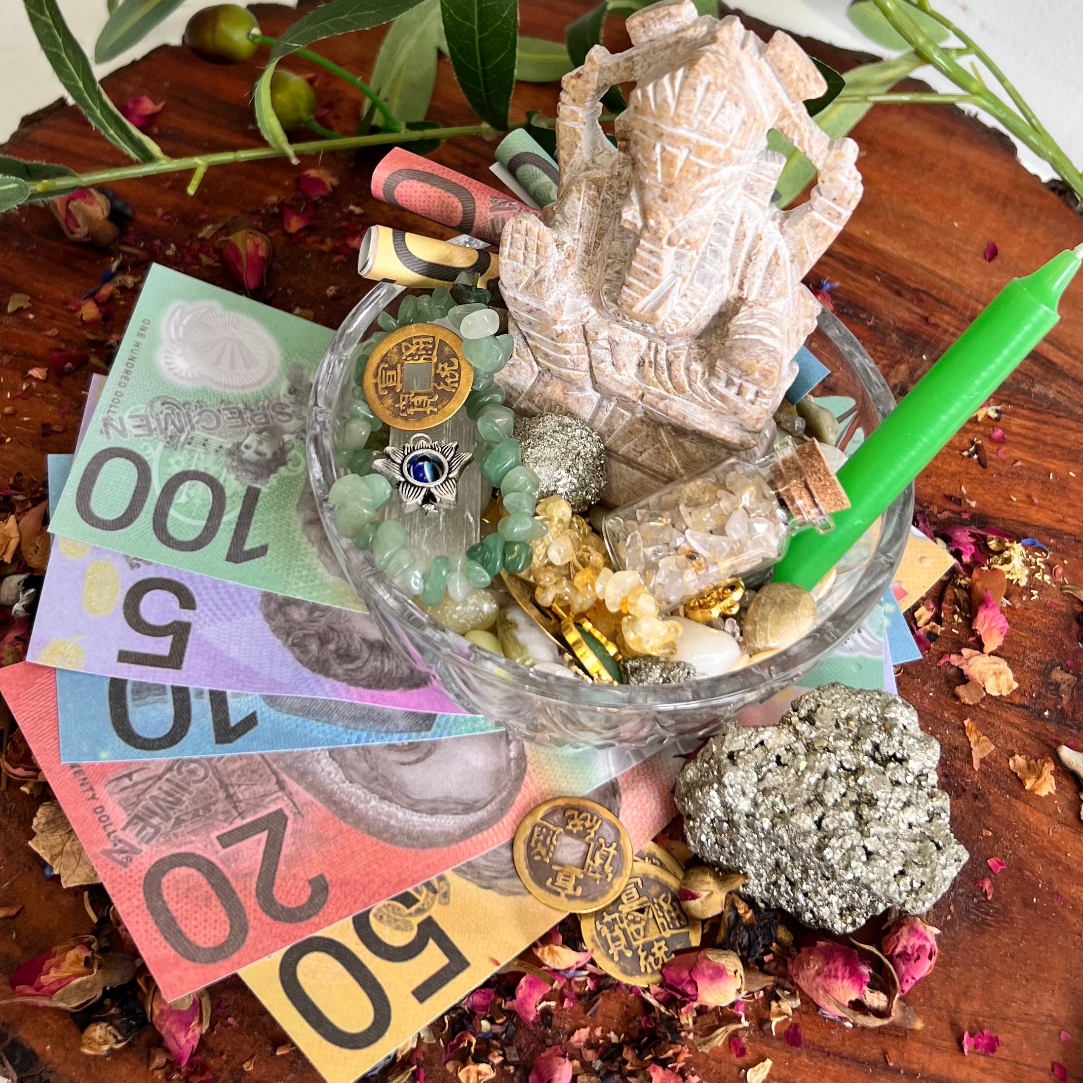 Prosperity Altar Kit with Bowl ~ Muse Alchemy