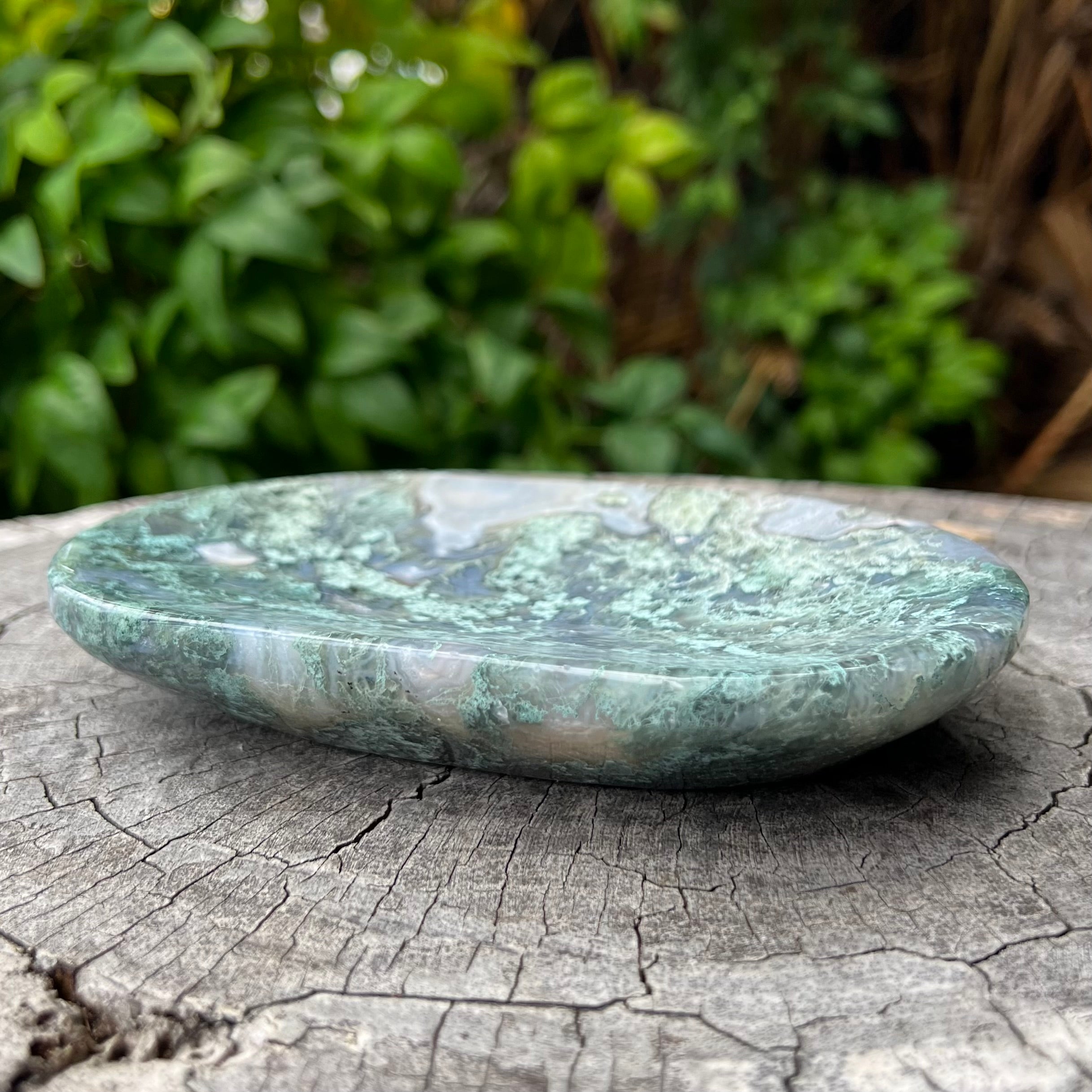 Moss Agate Dish