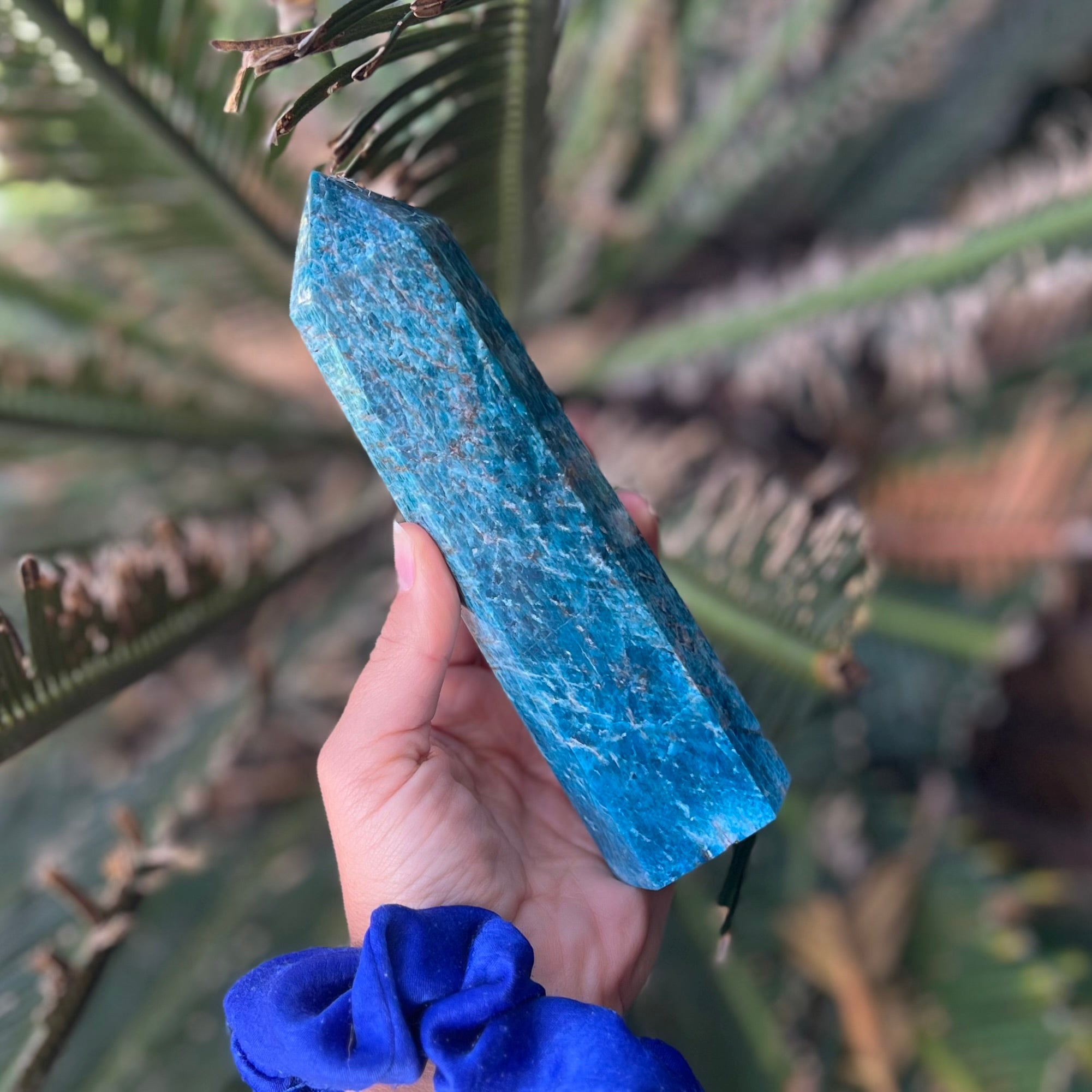 Blue Apatite Tower