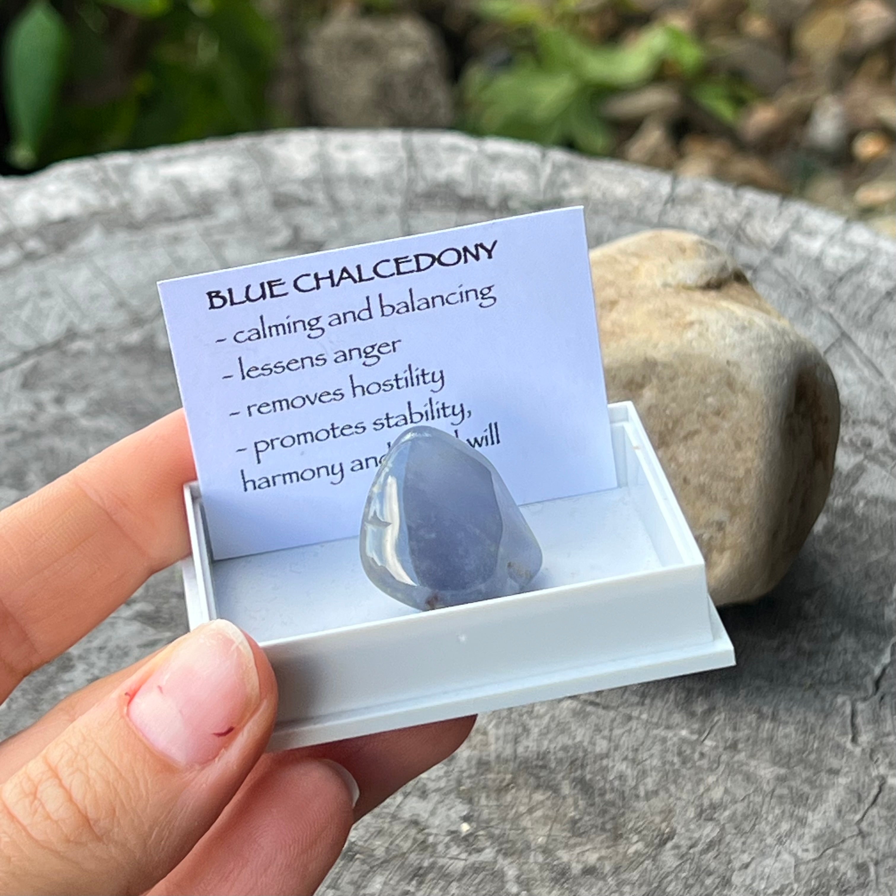 Blue Chalcedony ~ Specialty Boxed Crystal