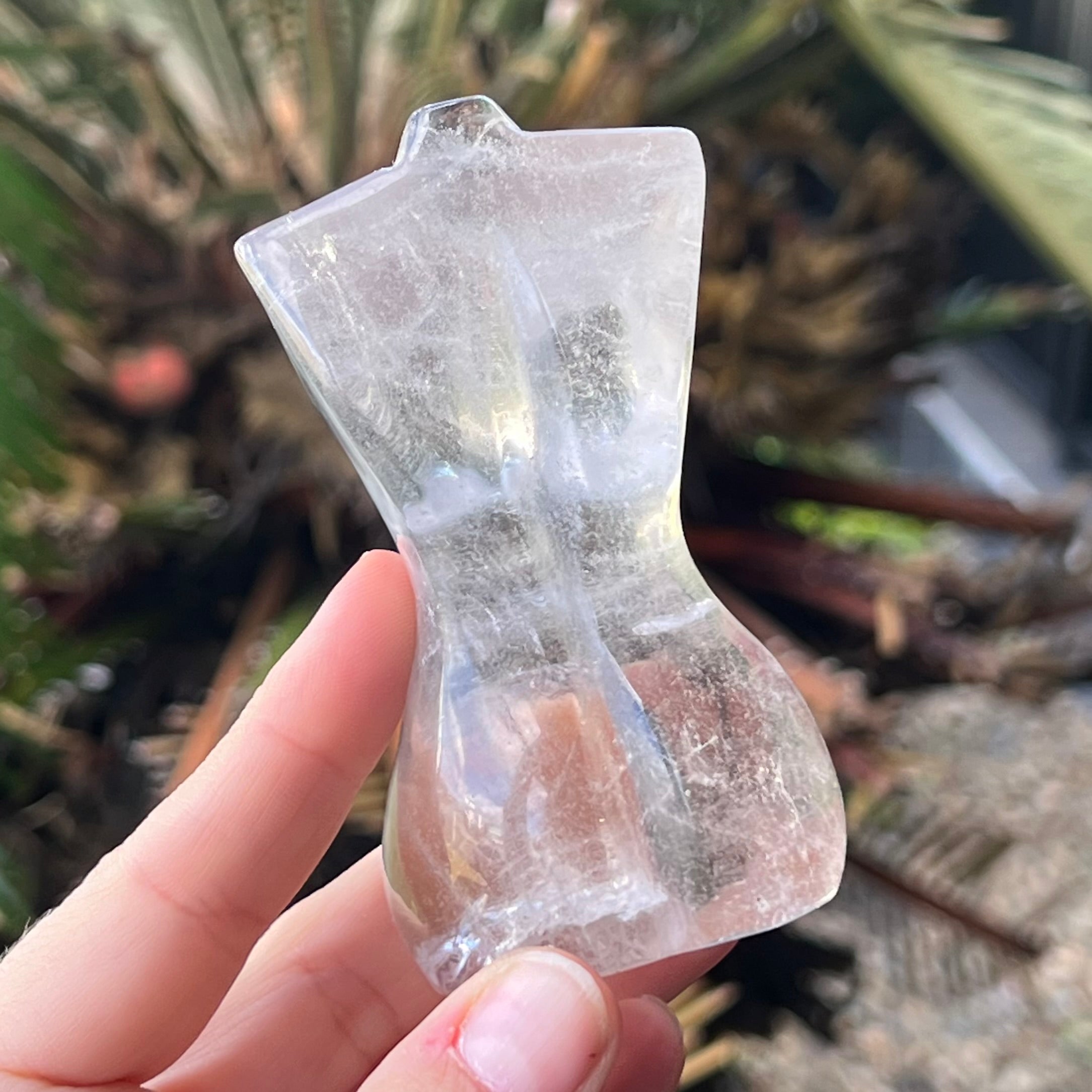 Clear Quartz ~ Lady Body Carving