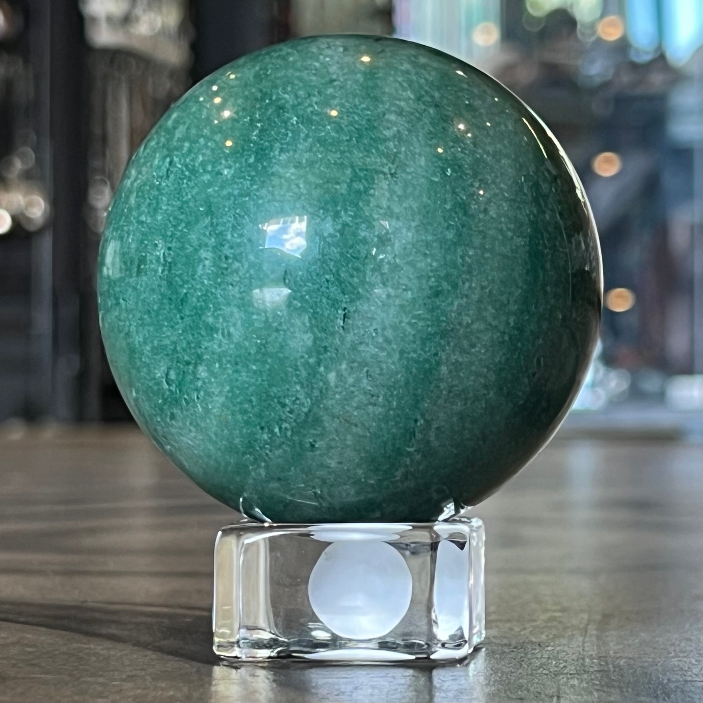 Green Strawberry Quartz Sphere