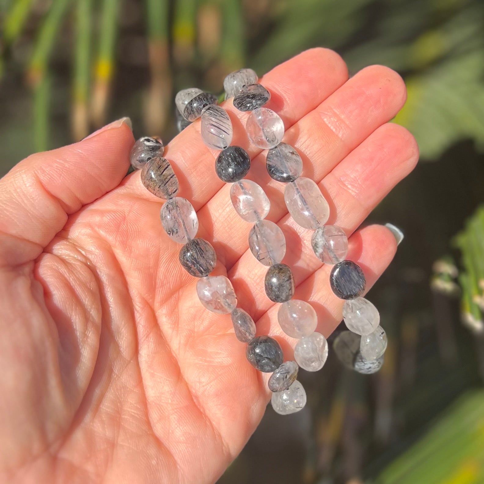 Tourmaline in Quartz ~ Bracelet