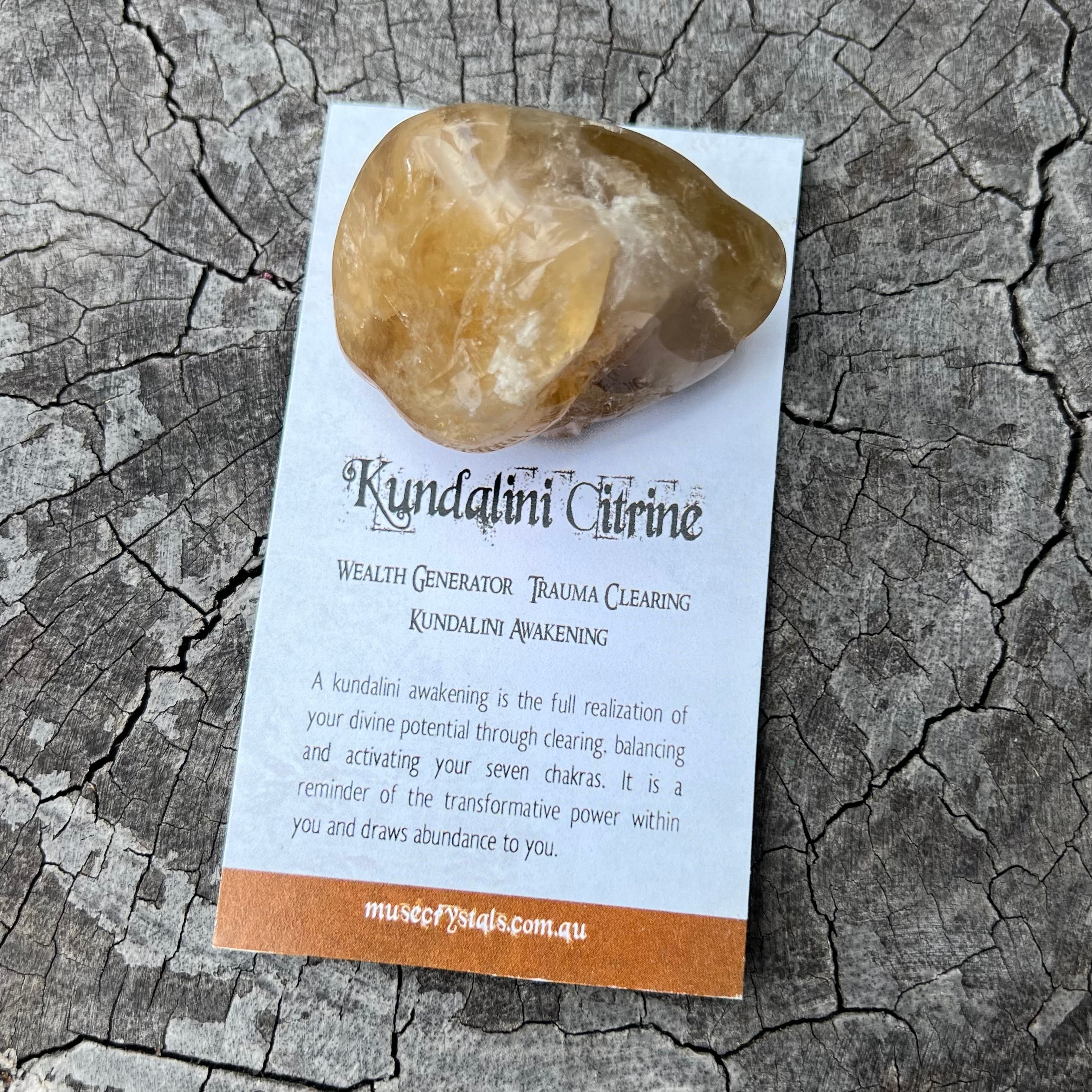 Kundalini Citrine~ Specialty Crystal