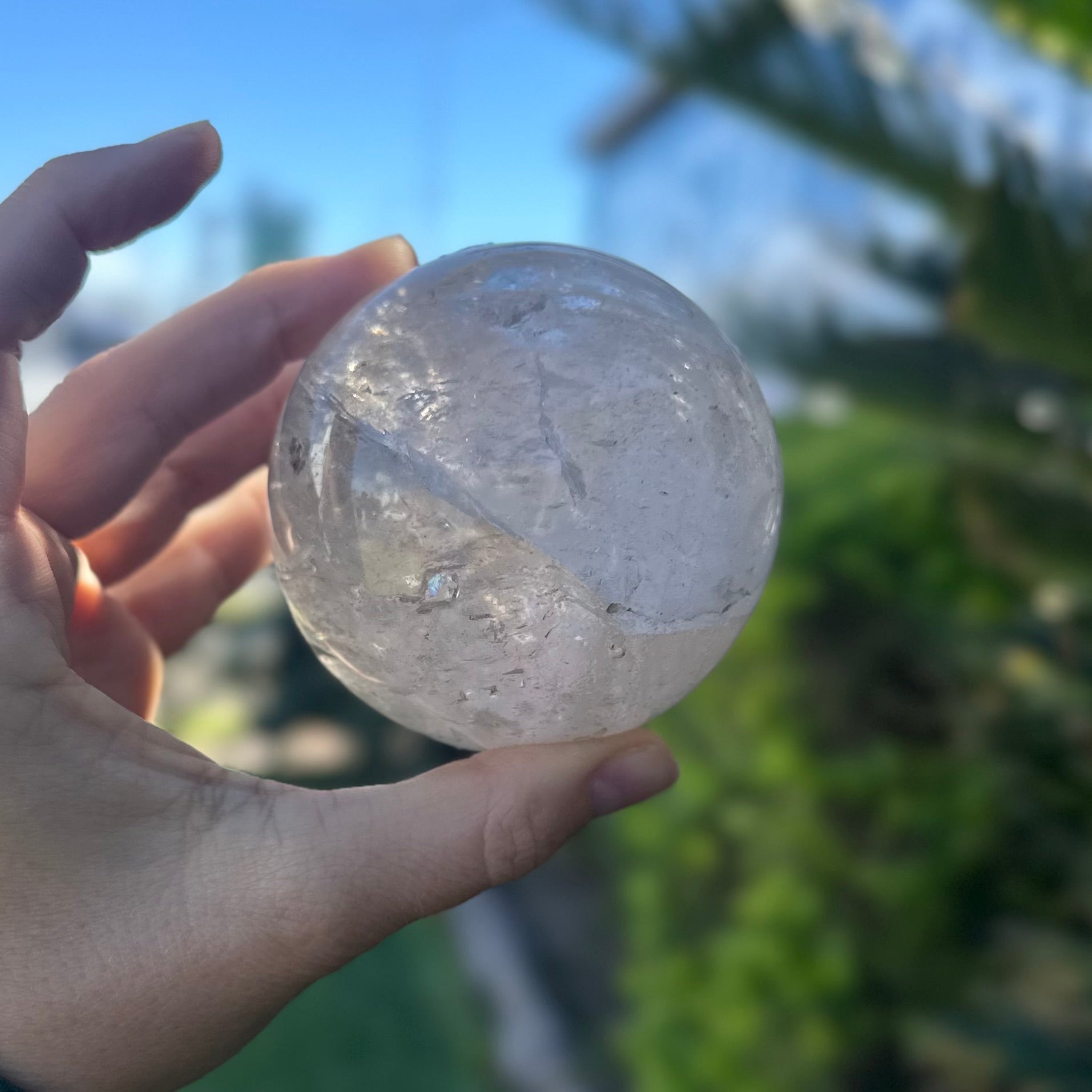 Clear Quartz Sphere ~ Large