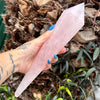 Rose Quartz Double Terminator Wand