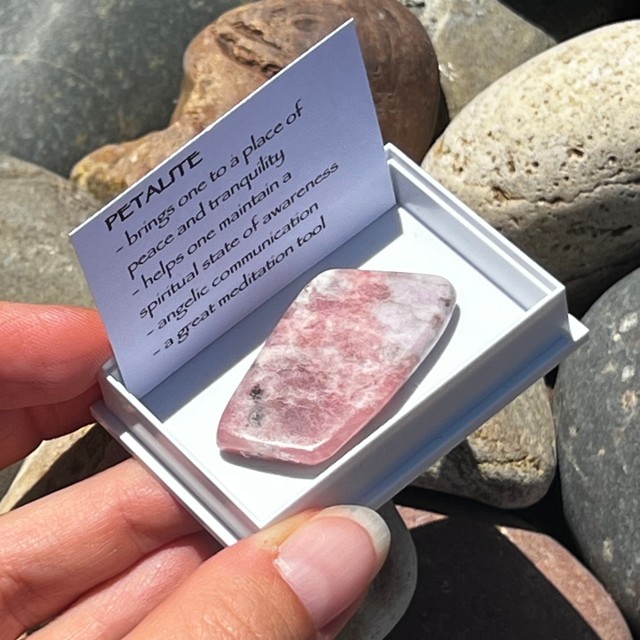 Petalite ~ Specialty Boxed Crystal