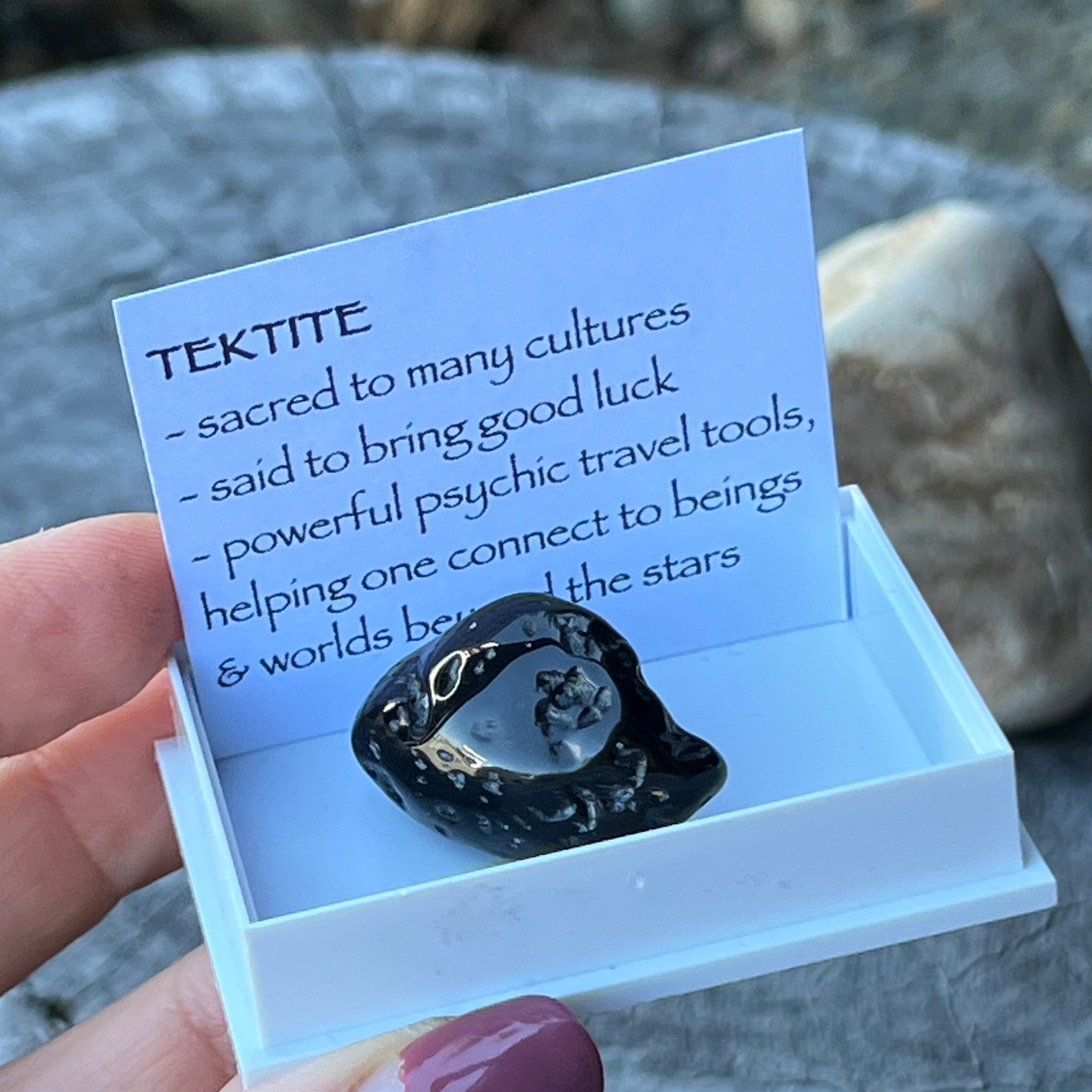 Tektite ~ Specialty Boxed Crystal