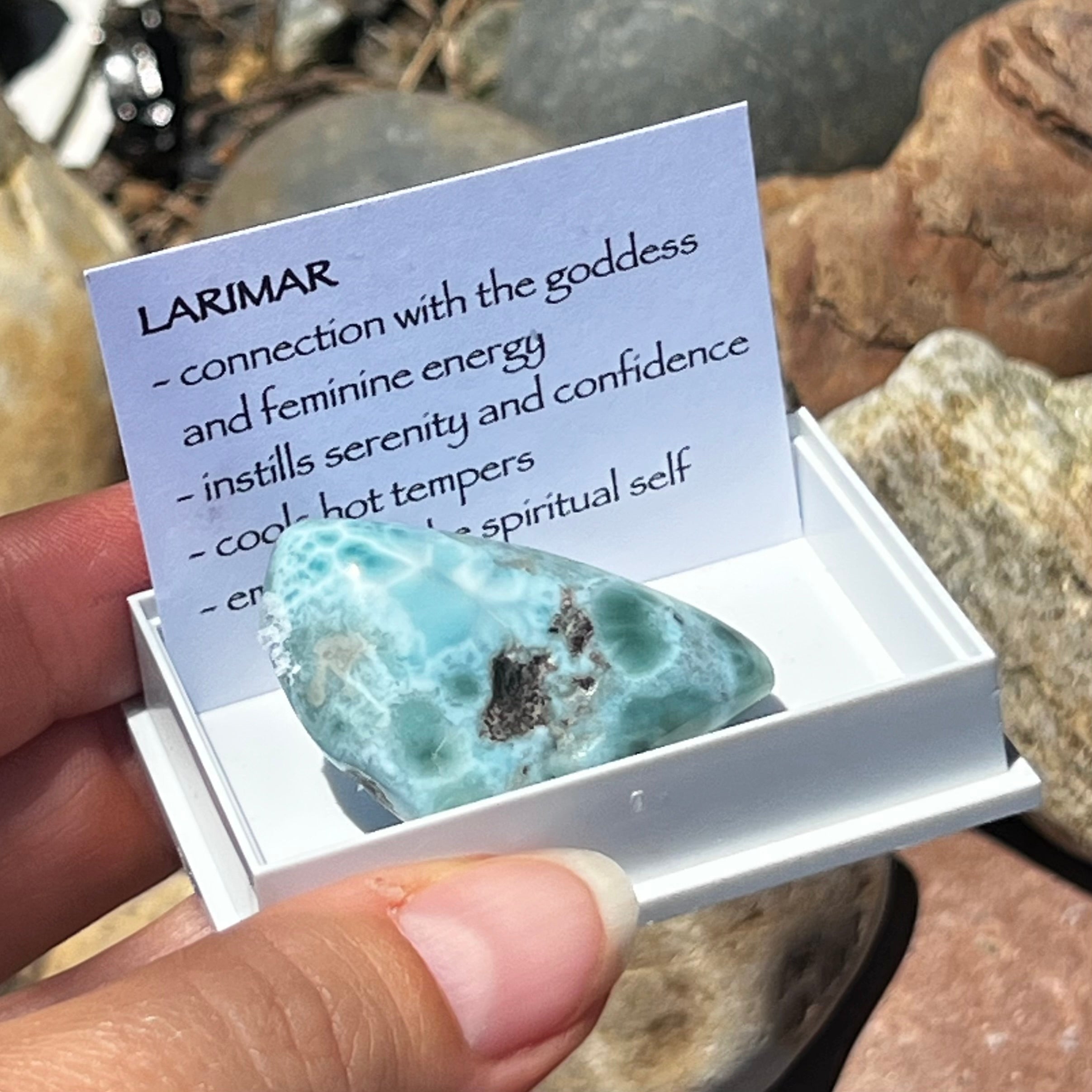 Larimar ~ Specialty Boxed Crystal