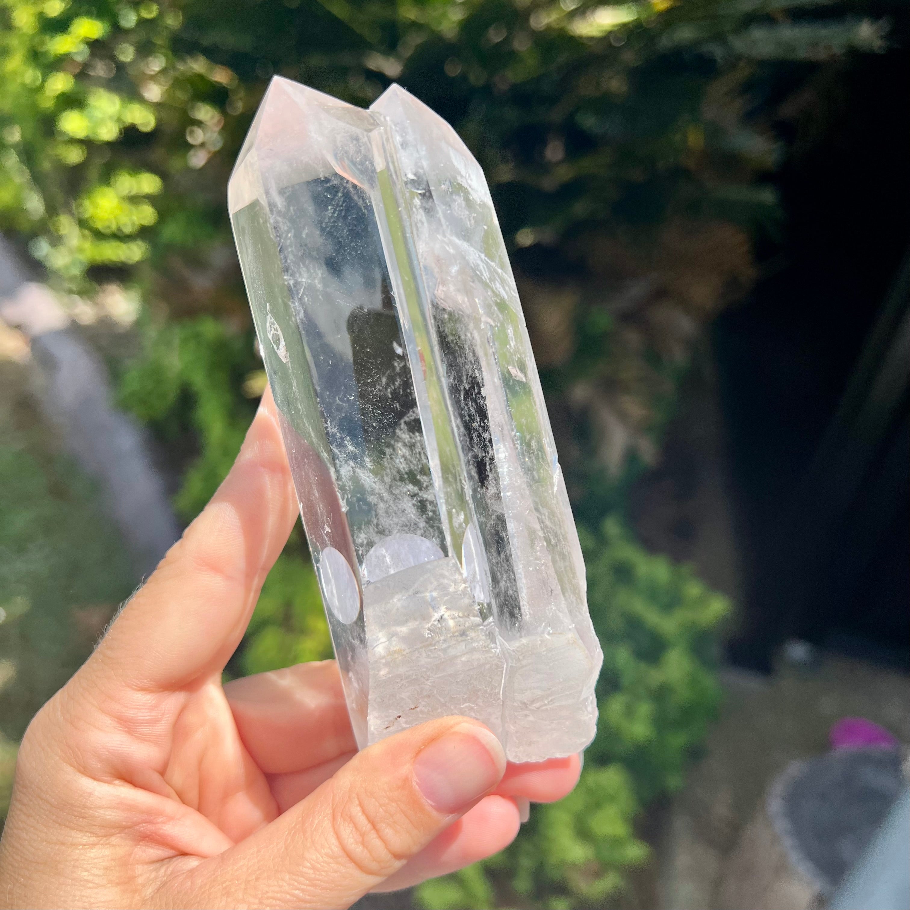 Clear Quartz Twin Flame Point