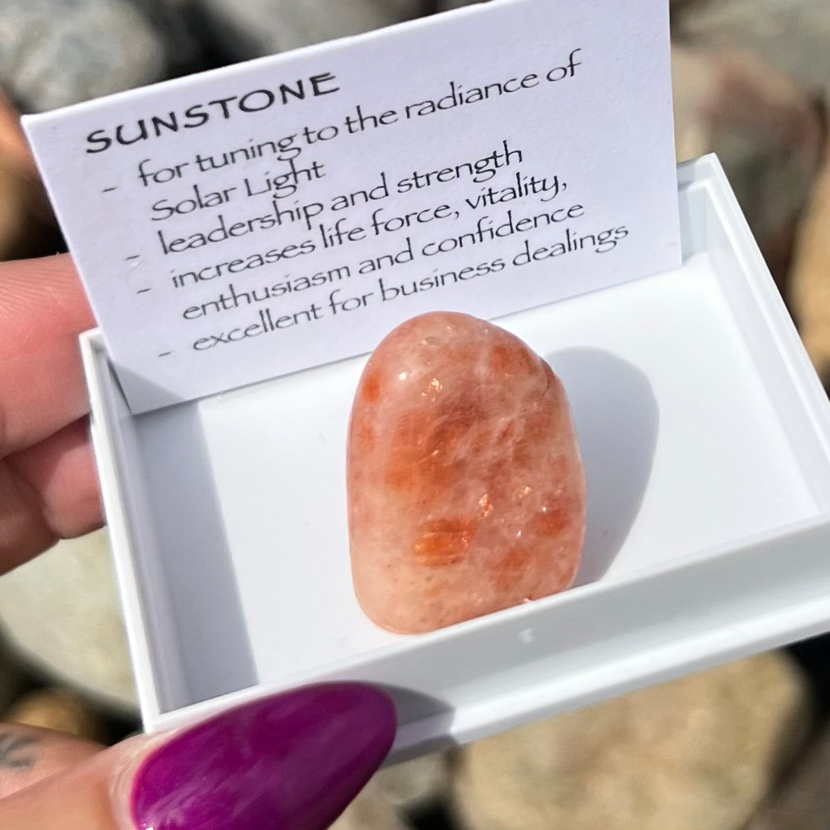 Sunstone ~ Specialty Boxed Crystal