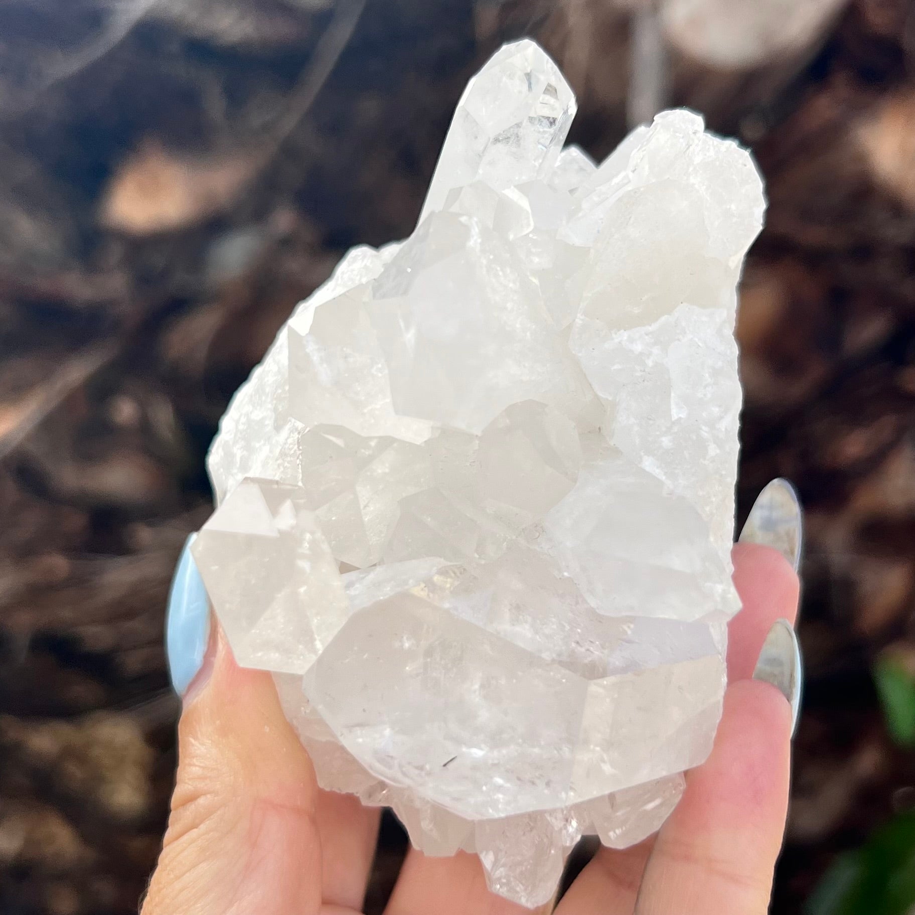 Clear Quartz Natural Raw Cluster (4)