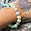 Amazonite Beaded Bracelet ~ Large Fit