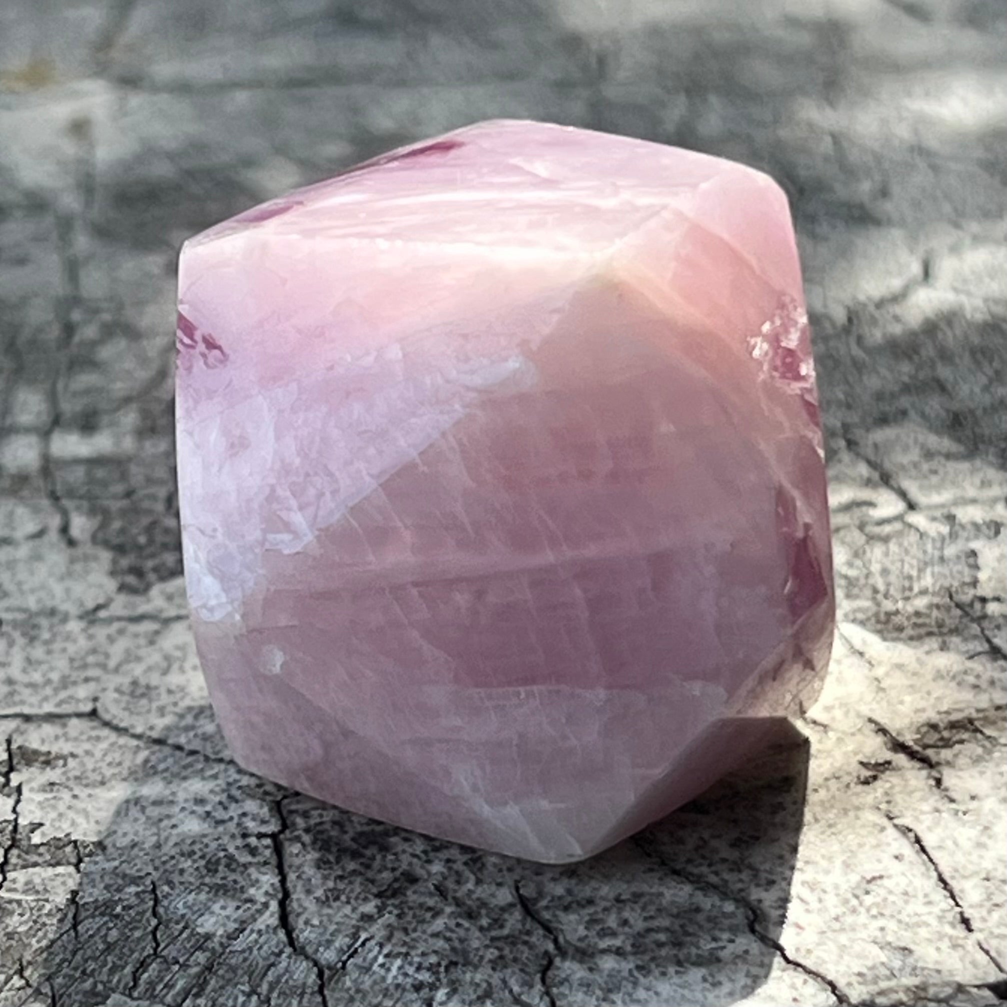 Kunzite Faceted Carving