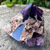Semi Raw Amethyst Point