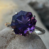 Amethyst Sterling Silver Ring ~ 8