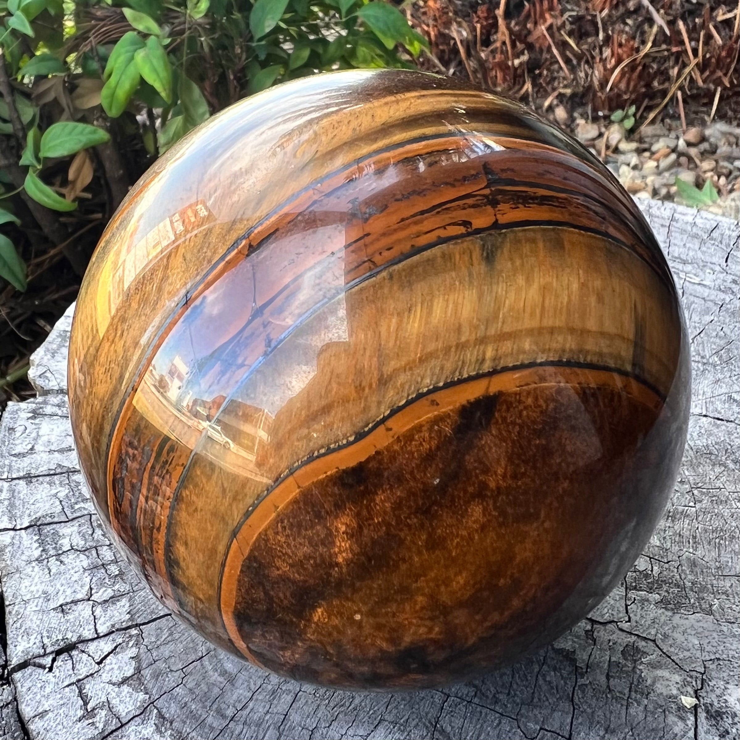 Tiger Eye Sphere