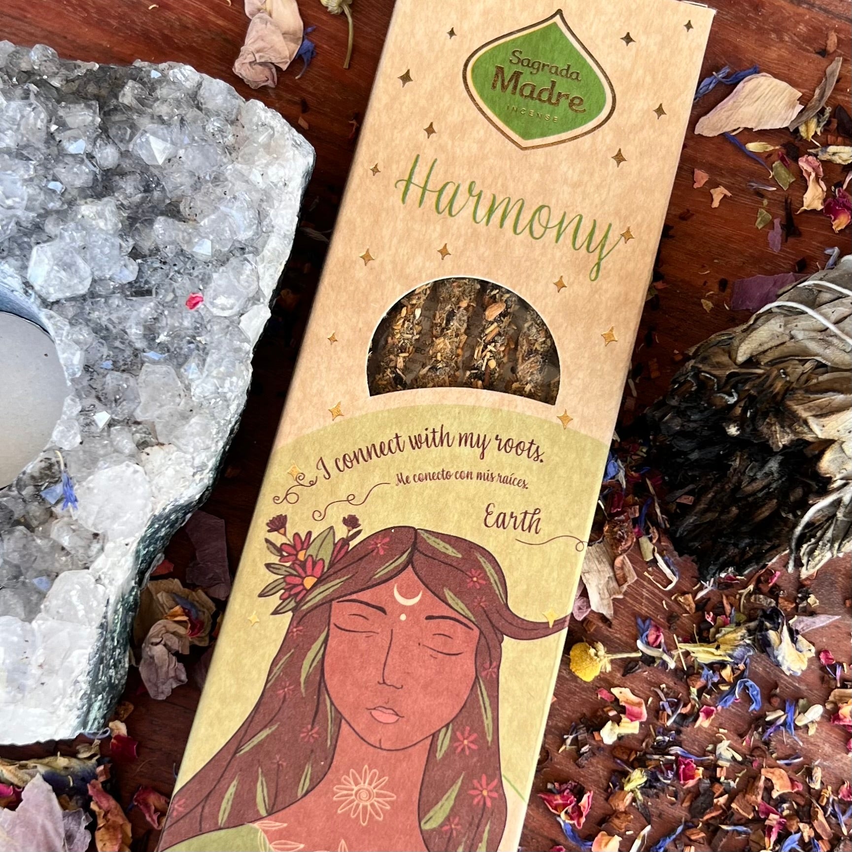 Harmonie ~ Palo Santo &amp; Gingembre ~ Je me connecte à mes racines ~ Terre