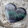 Rainbow Fluorite Large Heart
