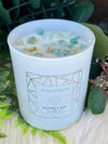 Amazonite Crystal Candle