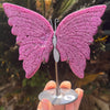 Ruby Butterfly on Stand