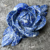 Sodalite Rose Carving