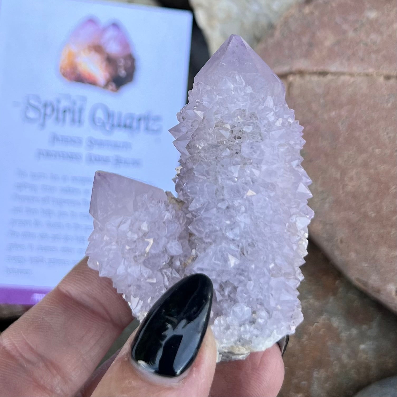Spirit Quartz Cluster ~ Specialty Boxed Crystal