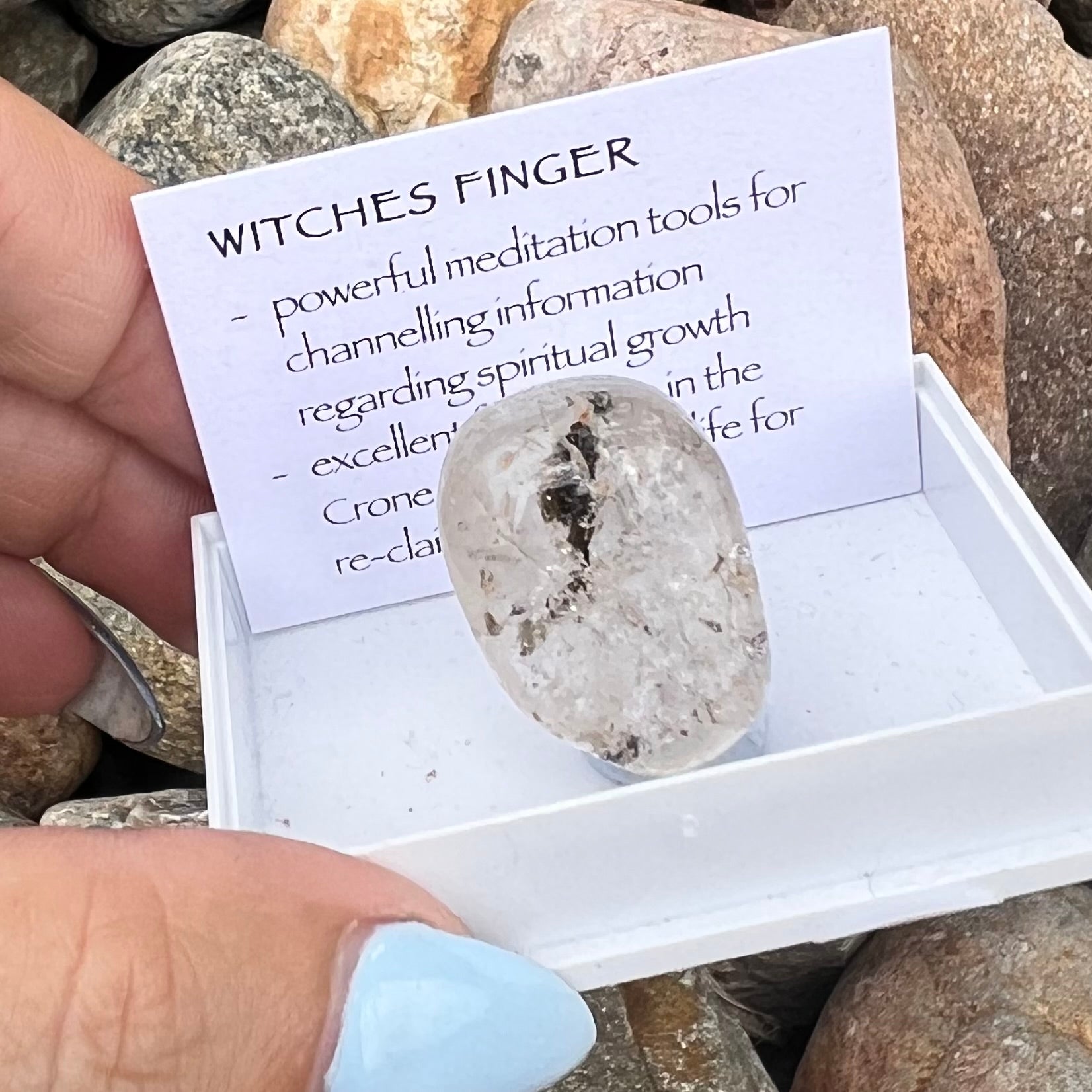 Witches Finger ~ Specialty Boxed Crystal