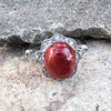 Mookaite ~ Sterling Silver Ring ~ size 8