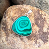 Malachite Sterling Silver Pendant