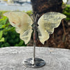 Citrine Butterfly Carving