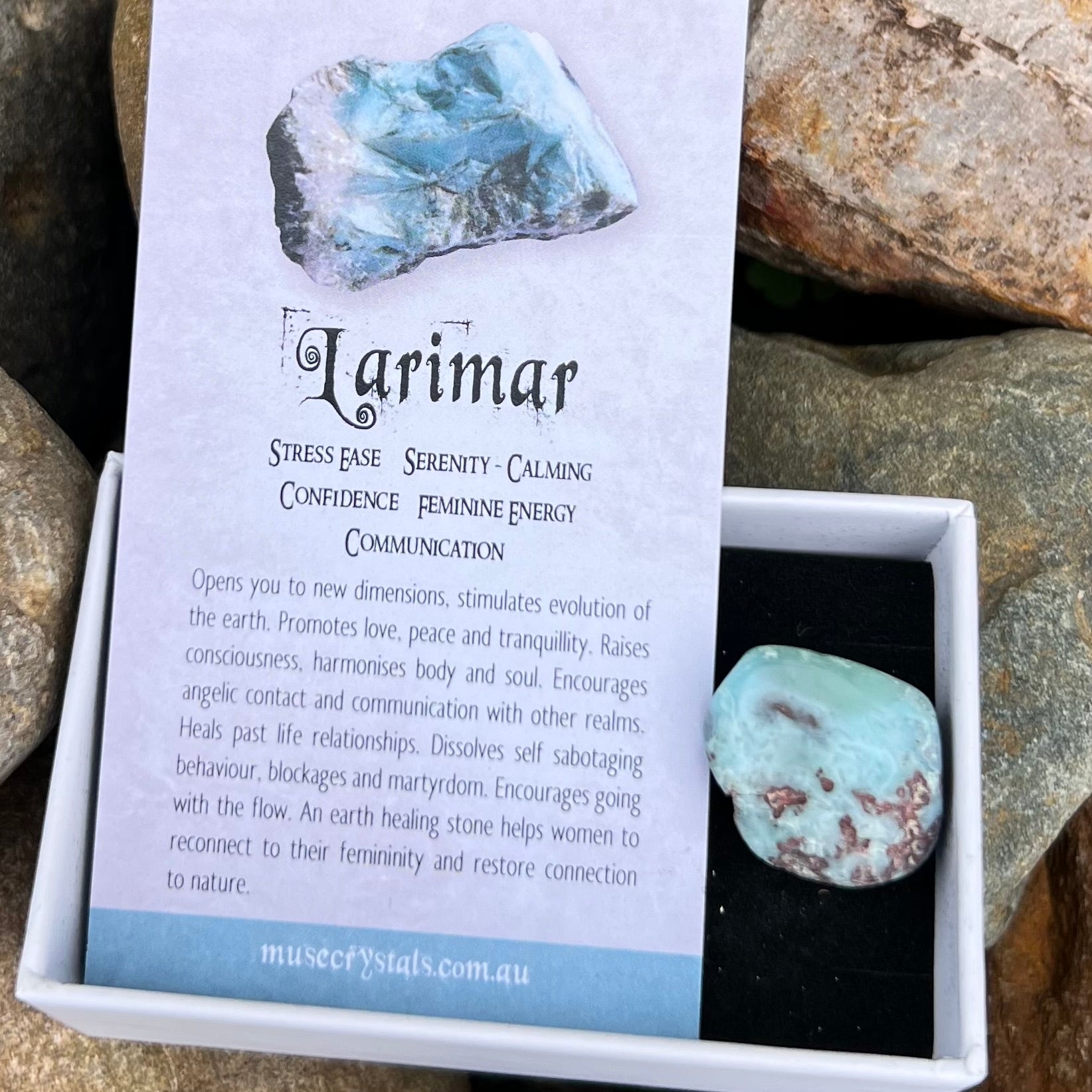 Larimar ~ Specialty Boxed Crystal
