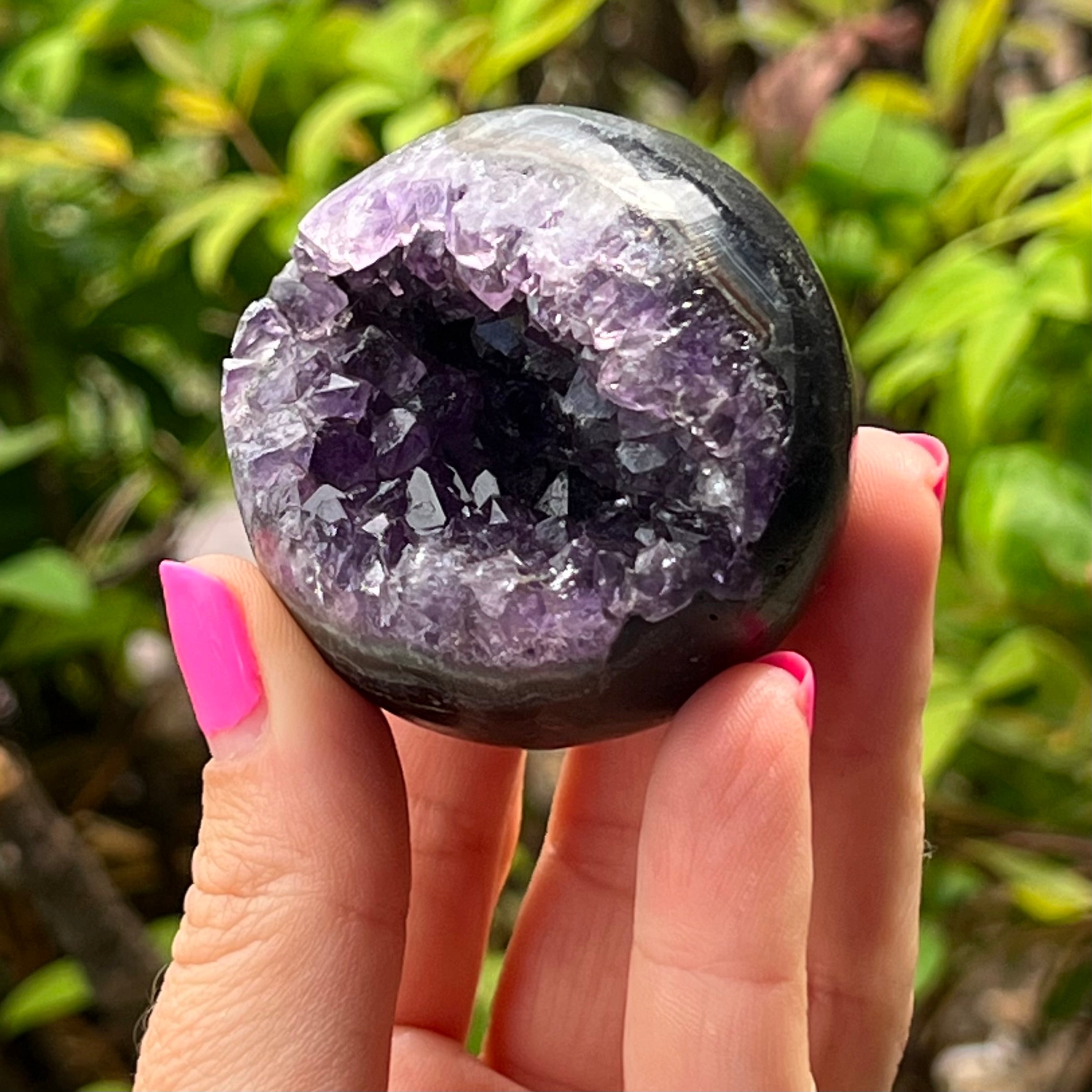 Amethyst Geode Sphere