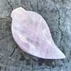 Rose Quartz Leaf Trinket Bowl