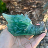 Rainbow Fluorite Dragon Head