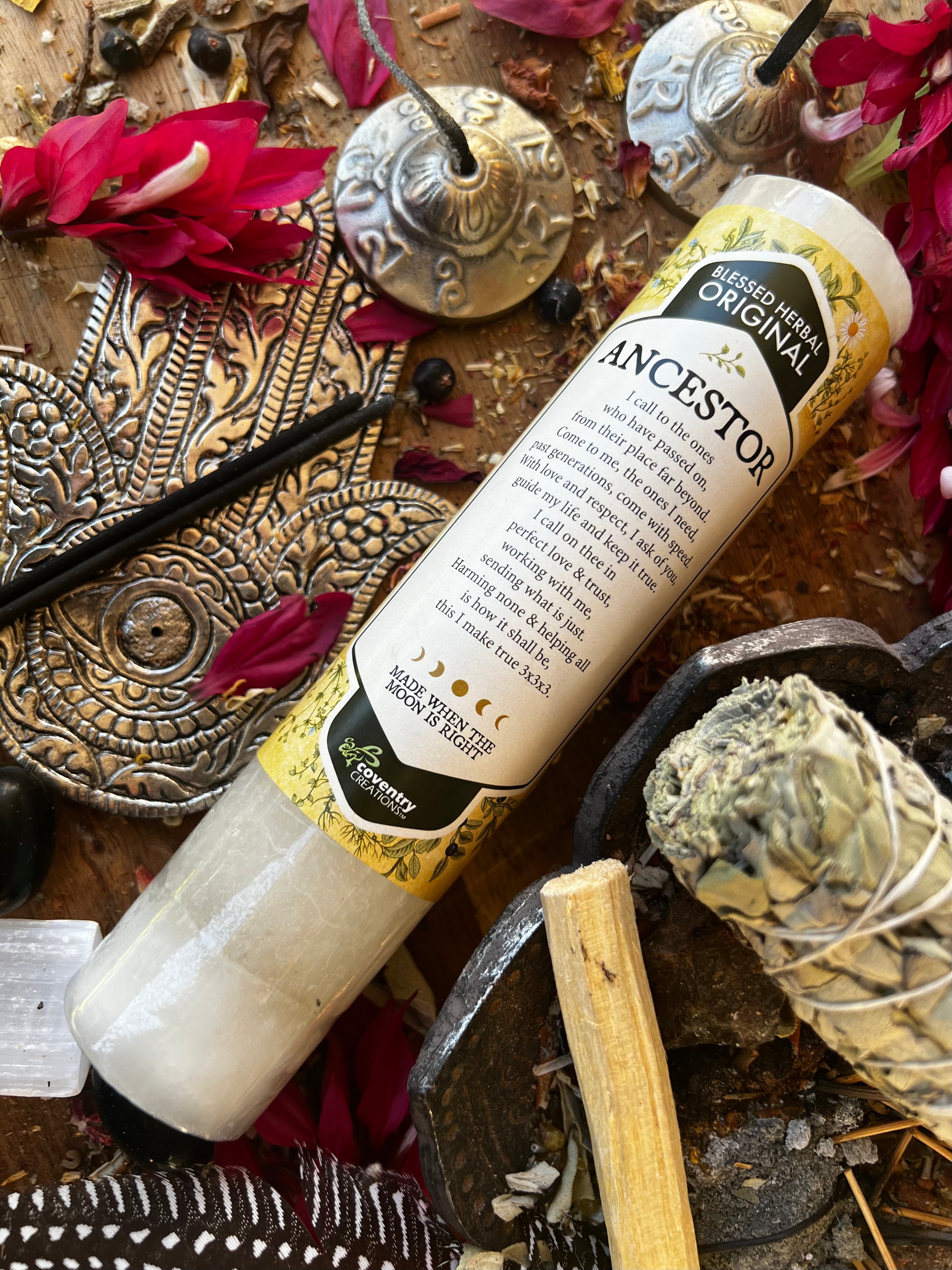 ANCESTOR Blessing Candle | Muse Crystals & Mystical Gifts