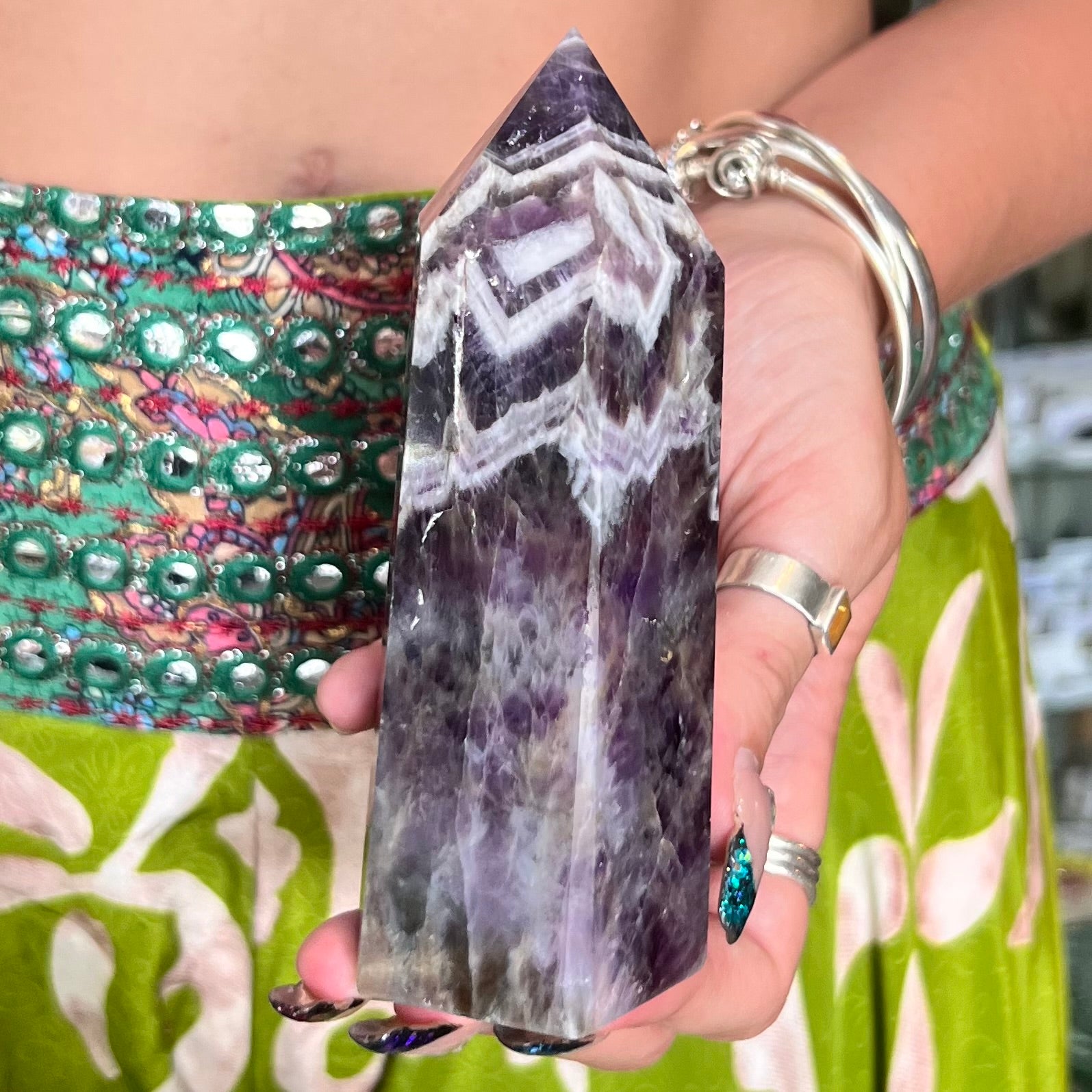 Chevron Amethyst Tower