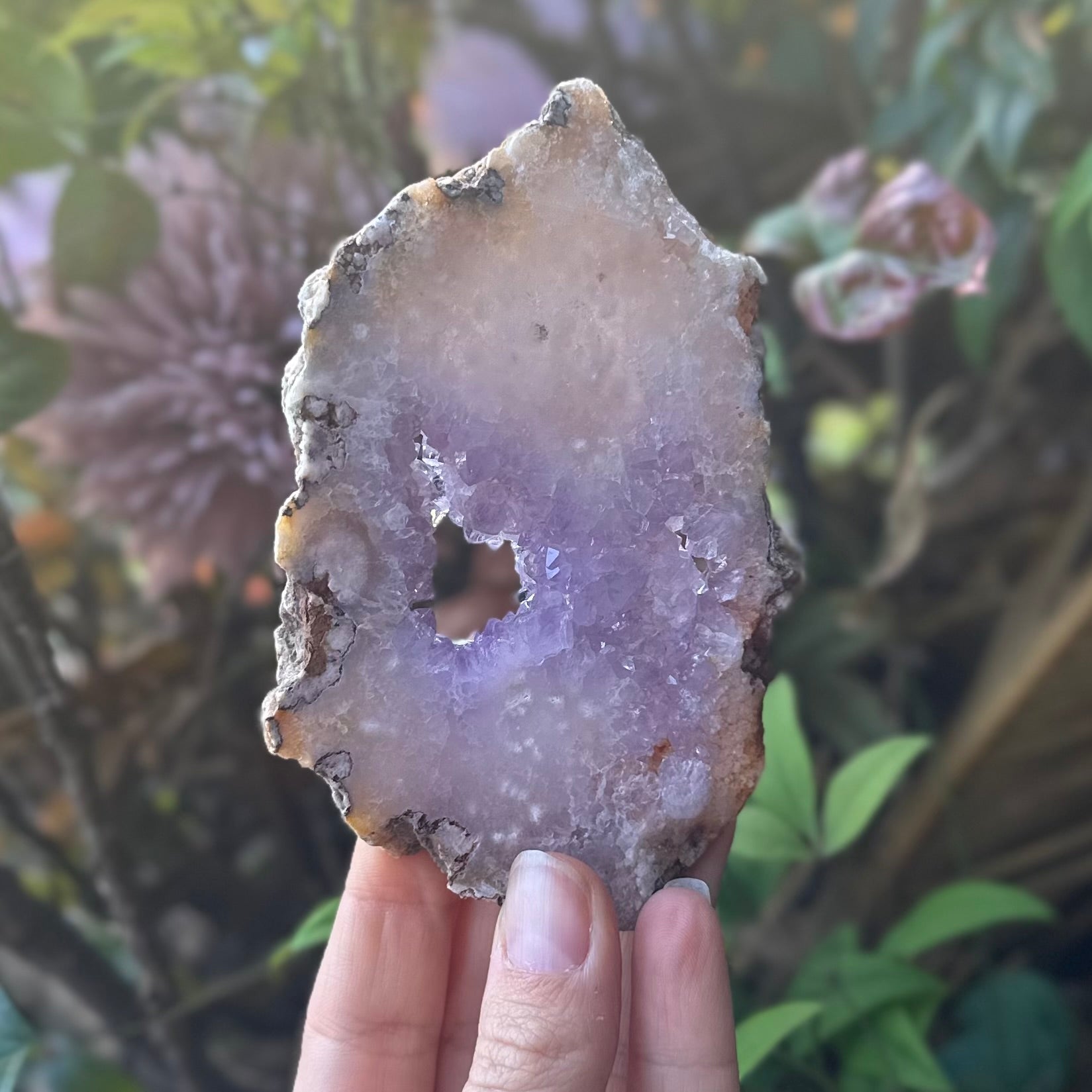 Pink and Purple Amethyst Slab