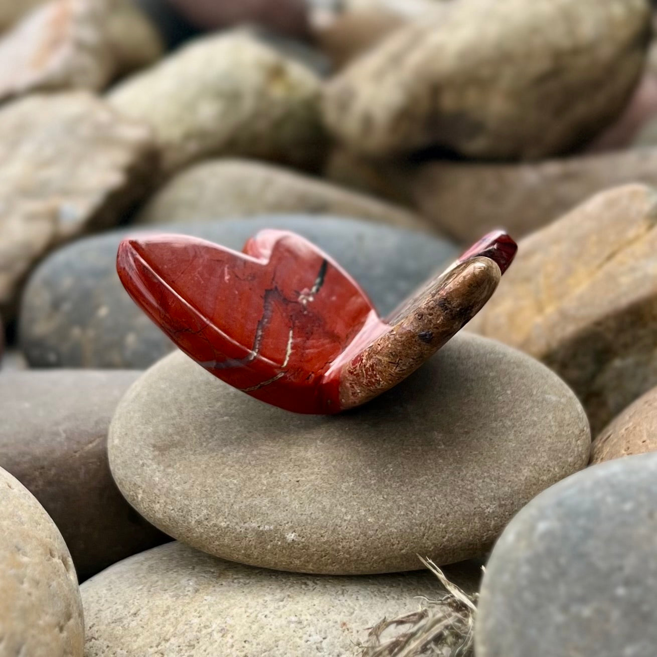 Red Jasper Butterfly Carving (1)