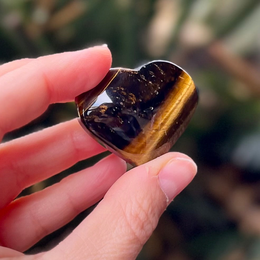 Golden Tiger Eye Heart ~ Specialty Crystal ~ Small