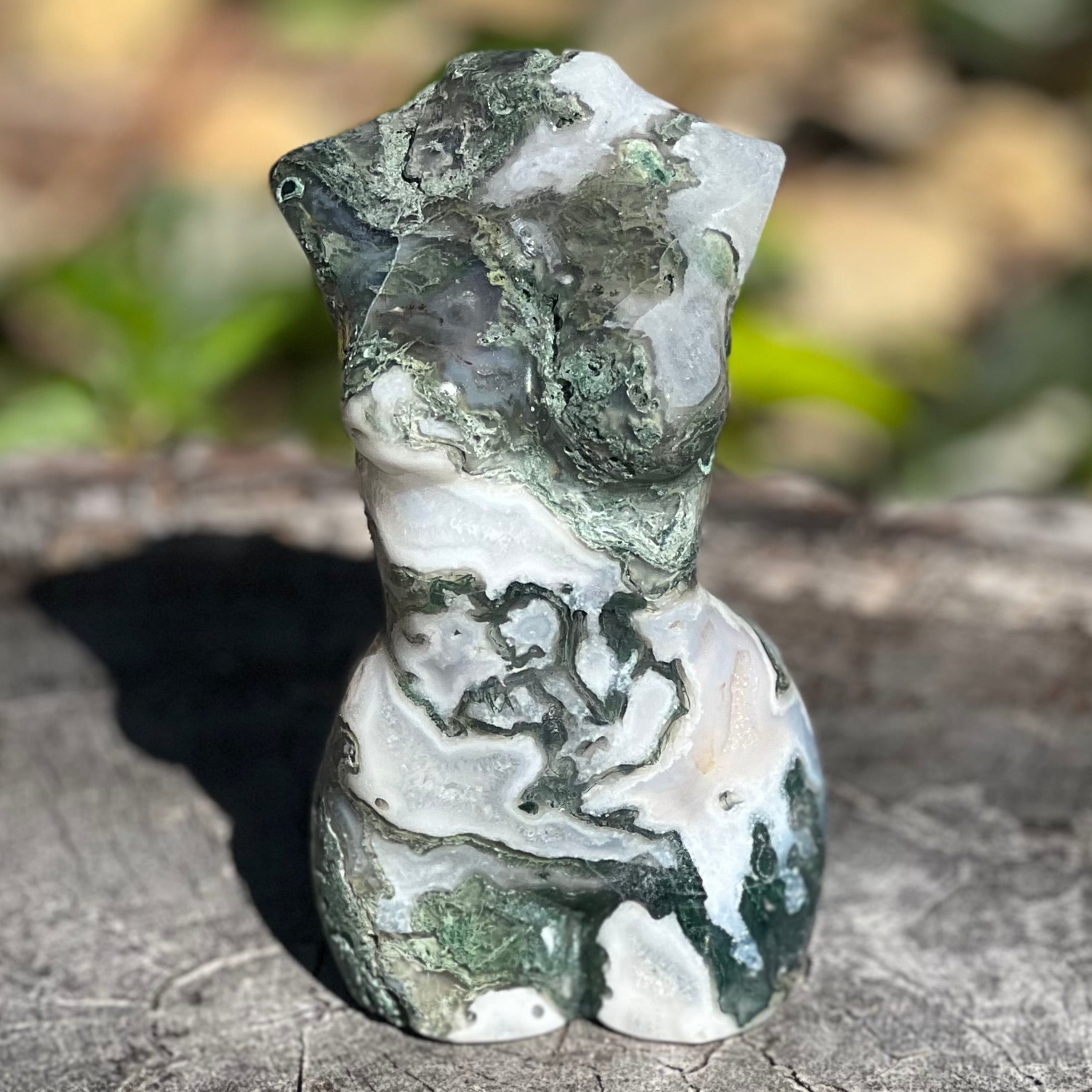 Moss Agate ~ Gaia Goddess ~ Mother Earth (1)