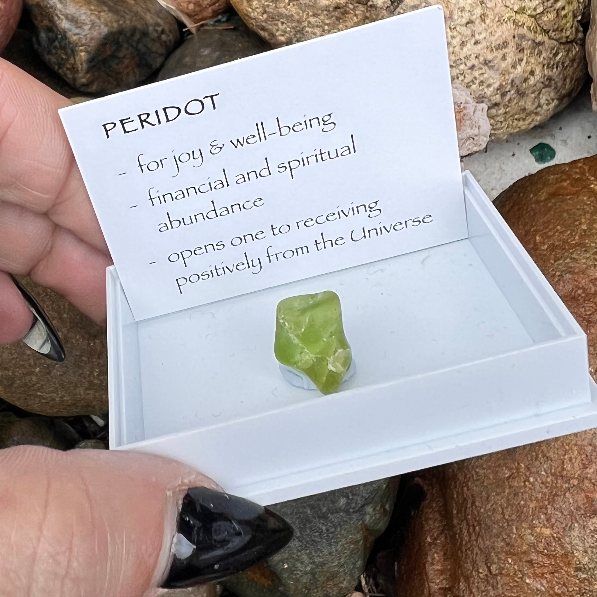 Peridot ~ Specialty Boxed Crystal