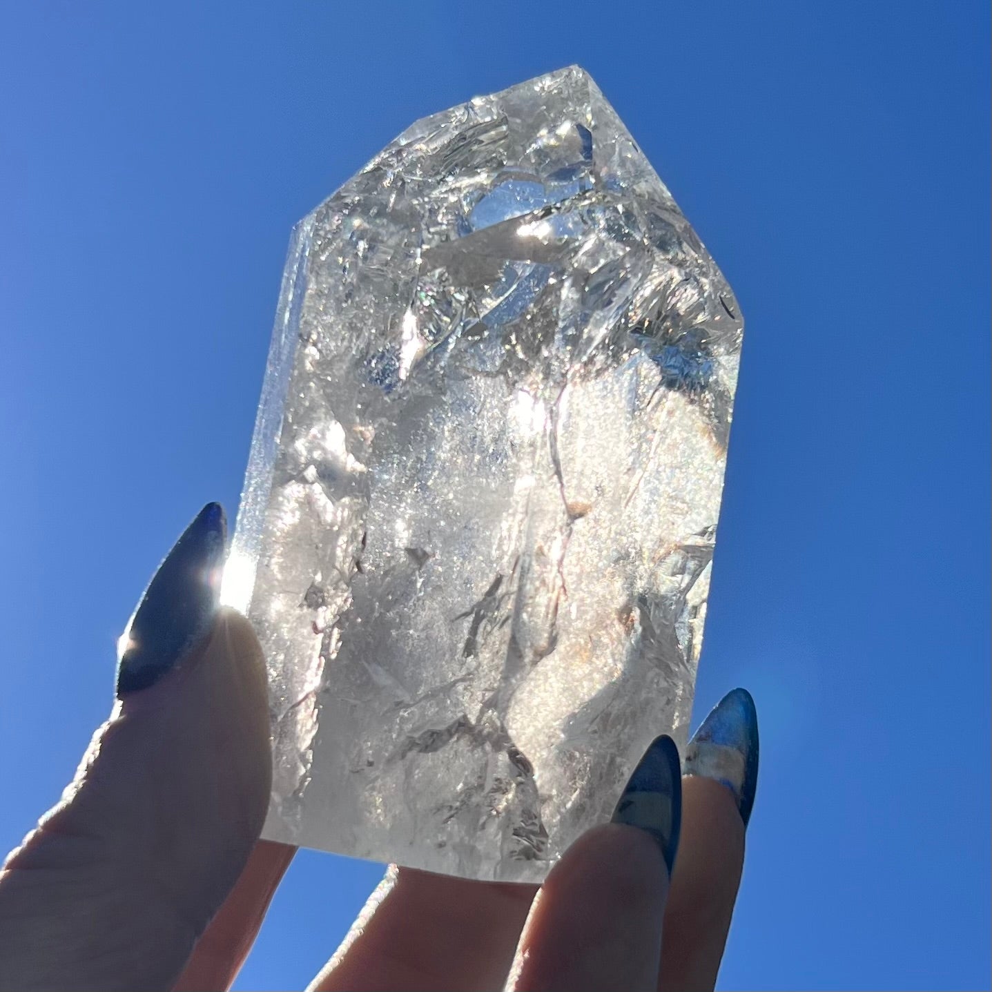 Clear Quartz Generator Tower