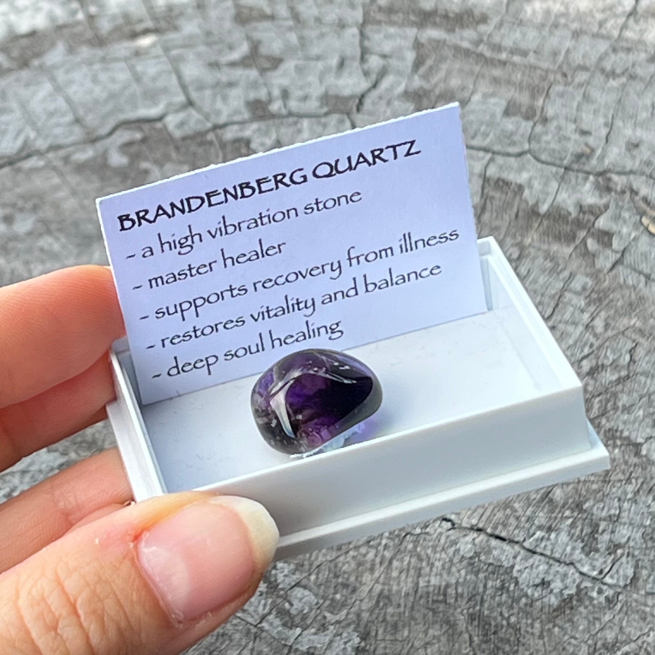 Brandenberg Quartz ~ Specialty Boxed Crystal