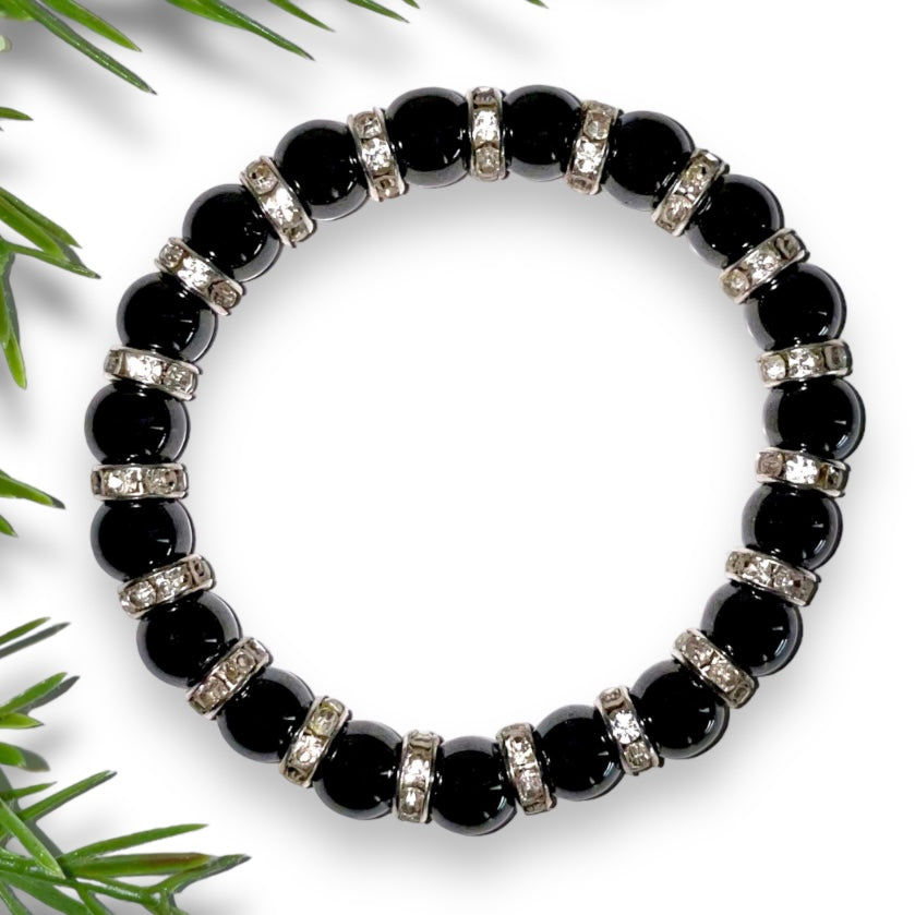 Hematite with Bling Bling Bracelet