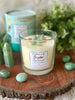 Load image into Gallery viewer, Aventurine Crystal Candle - Sage Large - Muse Crystals &amp; Mystical Gifts
