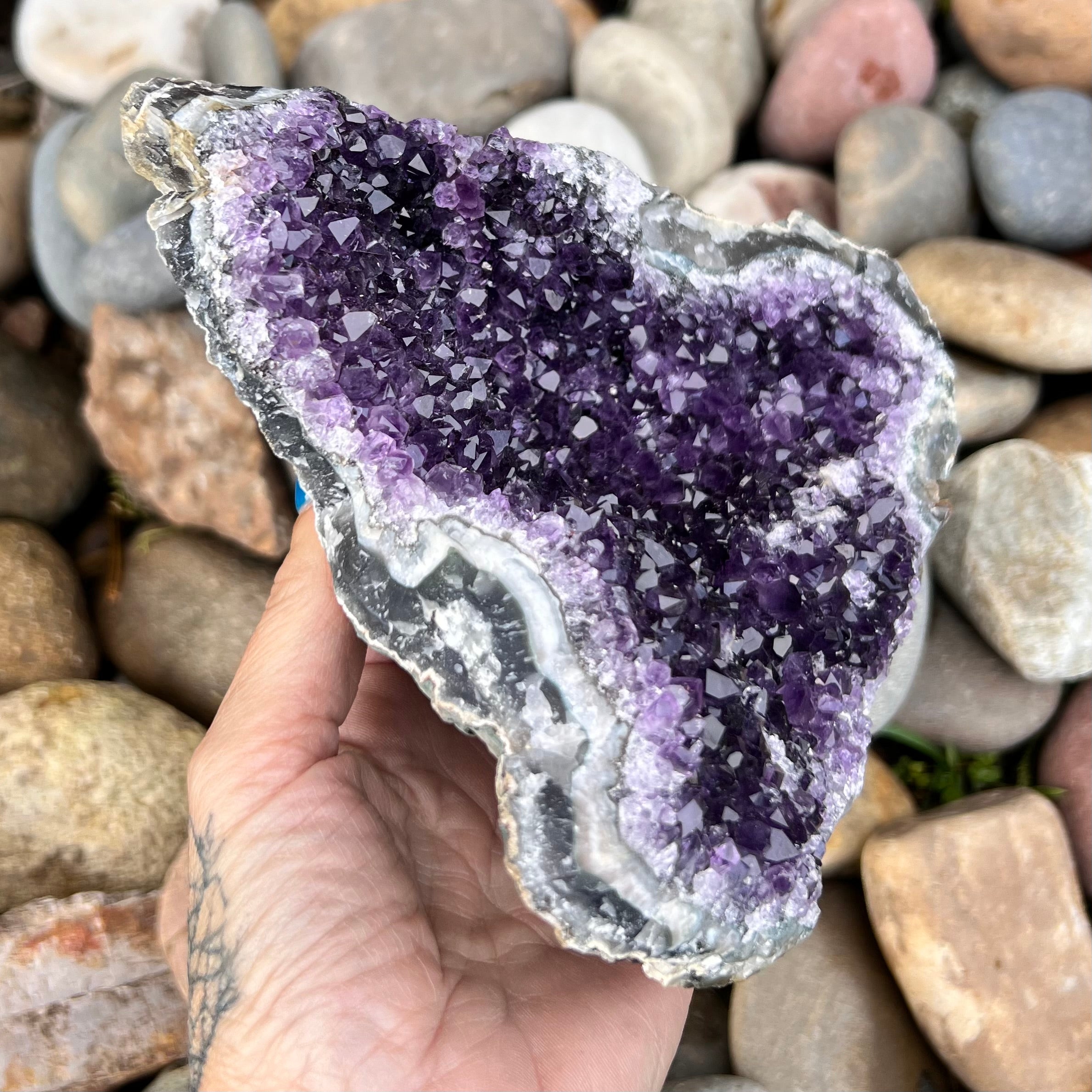 Raw Bowl Shaped Amethyst Cluster